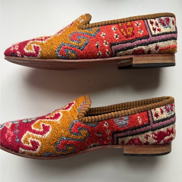 Artemis Design Co. Shoes - Artemis Design Co. Multicolor Kilim Loafers size 37